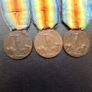 One sold.Italy 1915-1918.Victory Medals.Three Variants.First World War. Image 2