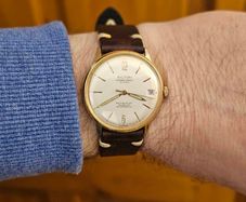 Vintage Automatic Swiss Made Picton Superautomatic Swiss Watch 1950s