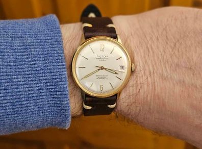 Vintage Automatic Swiss Made Picton Superautomatic Swiss Watch 1950s