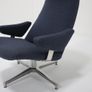 Upholstered Swivel Lounge Armchair Model Contourette Roto by Alf Svensson for Dux, Sweden, 1960s. Image 10