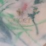 Vintage GUCCI coasters flora and fauna acrylic set of 4 Genuine Rare Image 3
