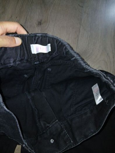 Black wide jeans