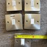 17 X Brushed Grey Plug Sockets And Switched Image 6