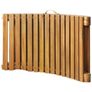 Foldable Sun Lounger Solid Acacia Wood Image 5