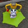 Fisher Price, Bounce & Spin Zebra (used). Image 4