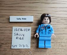 lego idea037 sally ride, set 21312 women of nasa