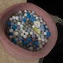 Pink Baby Ball Pit with Balls Image 3