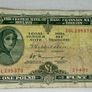 Irish Bank Notes - Lady Lavery - One Pound Note - 2 with Writing Image 4