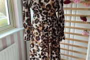 Bnwot size 10 marks &amp; Spencer aminal print shirt dress with tie belt