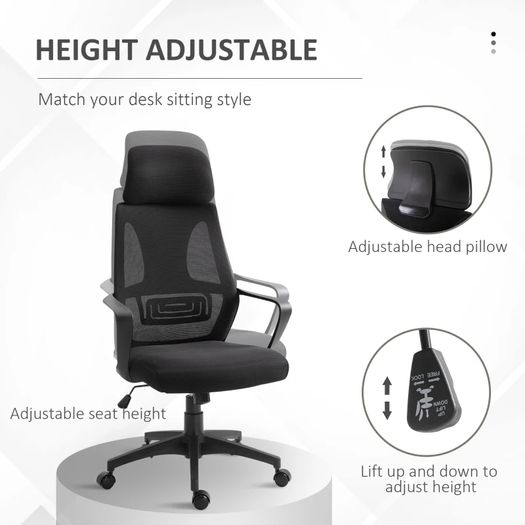 Ergonomic Mesh Office Chair Black