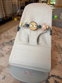 Baby Bjorn bouncer and toy car