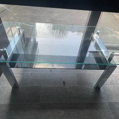 glass coffee table
