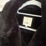River Island Women's Black Suede Jacket with Faux Fur Lining - Size UK 12 Image 5