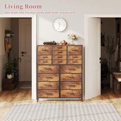 Chest of Drawers with 18 Drawers Dressers & Chests of Drawers for Bedroom Storage Drawers