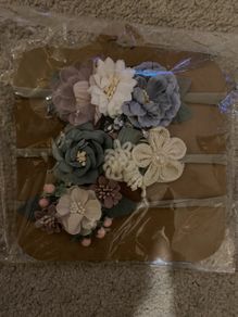 Artificial Flower Baby Headband Newborn