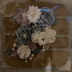 Artificial Flower Baby Headband Newborn