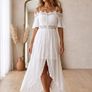 Booho maxi dress Luna lace 6-8 size Image 2