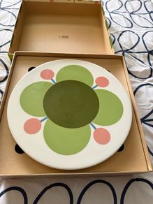 Orla kiely cake stand