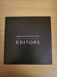 Editors Smokers Outside The Hospital Doors Promo CD Single