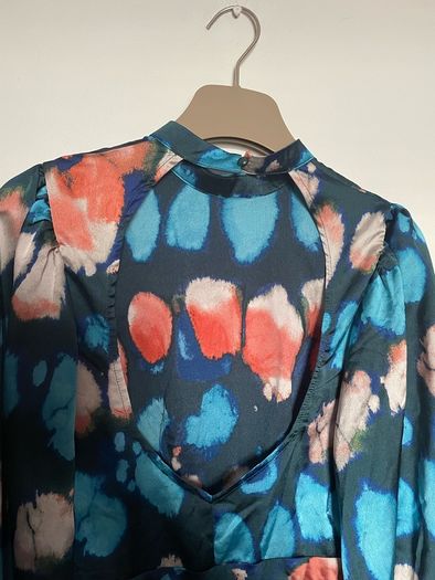 Boohoo Marble print satin dress size 8 New