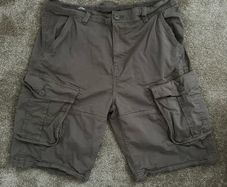 Brown/Grey Cargo Shorts
