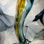 Handblown Murano bird vase Image 2