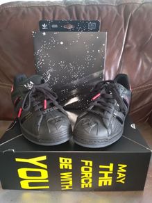 Adidas Superstar Star Wars Darth Vader Trainers Very Very Rare New Boxed