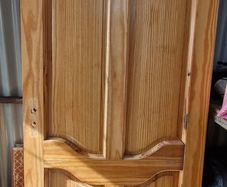 Solid wooden door