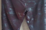 Workout leggins camouflage style very low rise with zip size s