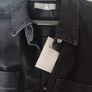 Black denim coat dress XL Image 2