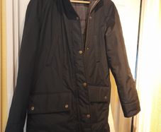 Barbour women's reversible  hooded jacket.  Black