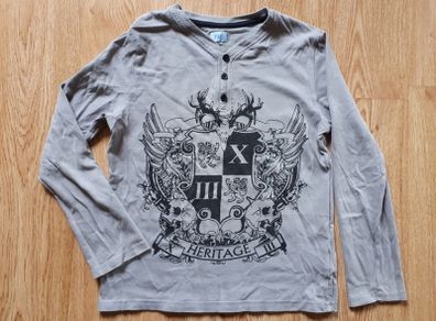 Grey Top. Age 8-9