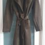 MADISON khaki midi length coat with stud detail open front with tie Sz L (12-16 UK) - Rrp 289 (New) Image 3