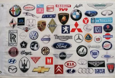 Car Badges/Car Logos flag 3ft x 2ft
