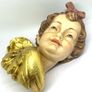Vintage Hand Carved Wooden Putto Image 4