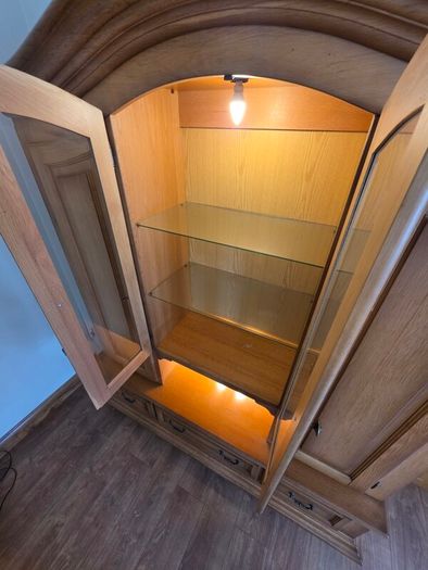 solid oak Cabinet / book / display case