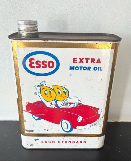 Vintage Esso 2L Oil Tin