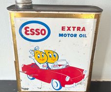 Vintage Esso 2L Oil Tin