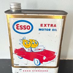 Vintage Esso 2L Oil Tin