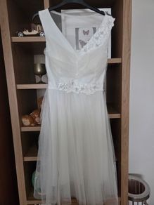 White cocktail dress