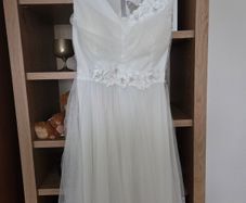 White cocktail dress
