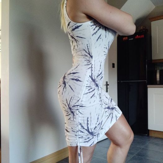 Summer Ruched sides Dress, size S
