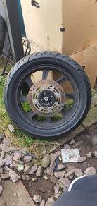 honda pcx front wheel with new tyre
