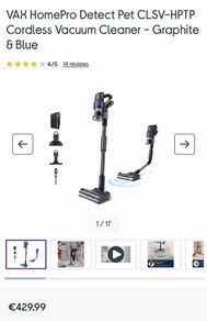 Vax Home pro pet detect cordless Vacuum Cleaner