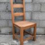 Set of Solid Wood Dining Chairs Image 2