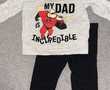 Incredibles 2 piece outfit 0-3 monthe