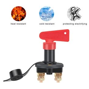 Car Van Truck Camper Battery Disconnect Switch M8 Power Isolator Cut Off Kill Switch For Truck Boat Marine ATV