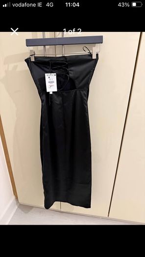 Satin dress size XS (uk 4/6)