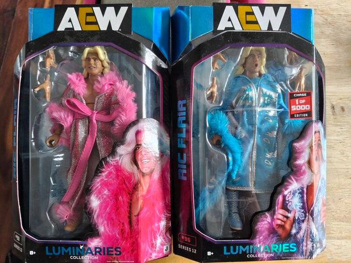 Wwe Aew Ric Flair Unmatched Series 12 #90 And #96 Chase