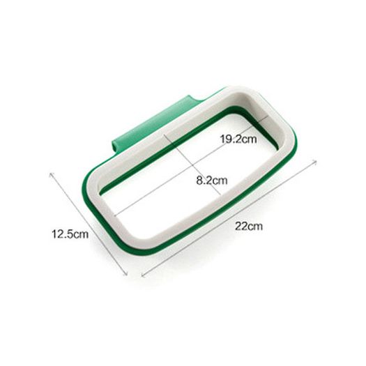 Cabinet Door Garbage Trash Bag Can Box Rack Hanging Holder Kitchen Tool
